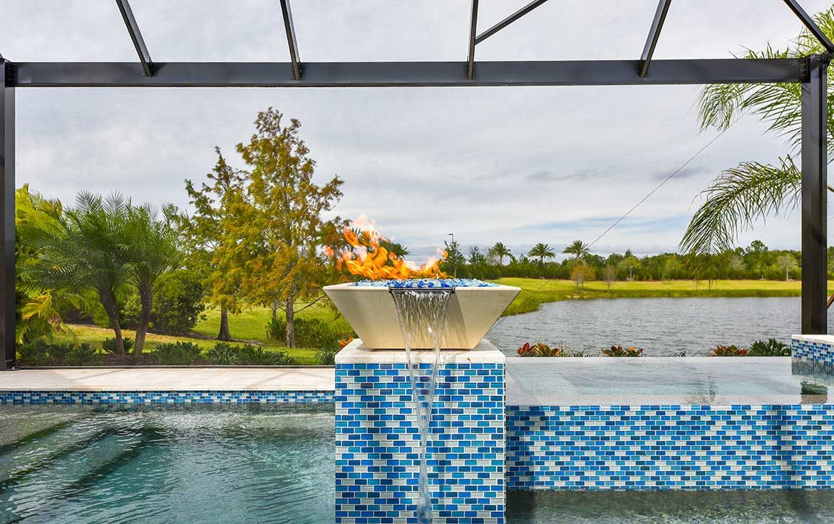 Leesure Custom Pool in a Custom Built home by Lee Wetherington