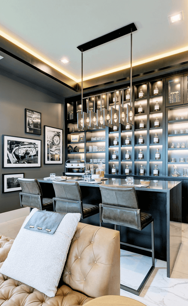 Exploring Custom Homes: Solstice Model, Whisky Room