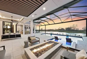 Luxury smart home showcasing modern smart home design with integrated lighting, security, and automation systems