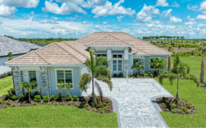 Award-winning custom home built by Lee Wetherington Homes, showcasing elegant Florida architecture, premium craftsmanship, and luxury outdoor living.